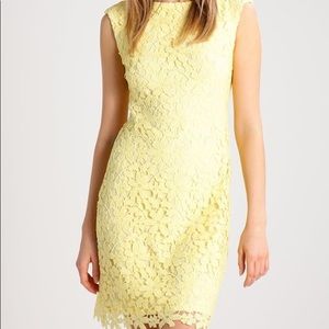 Lauren Ralph Lauren yellow lace dress